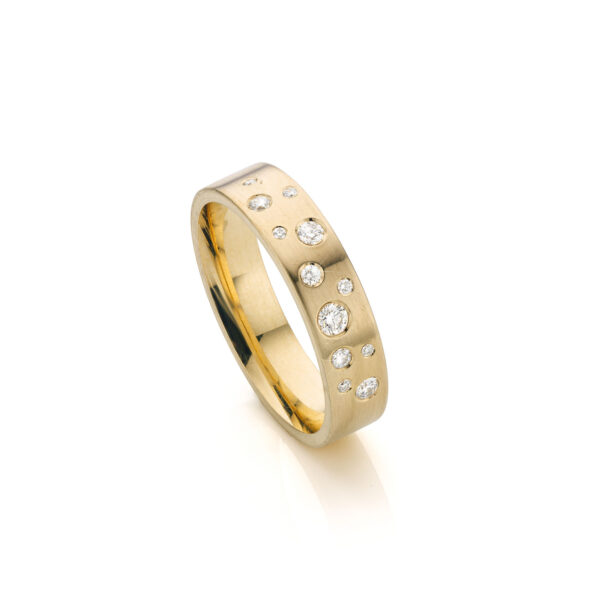 gouden ring met diamanten